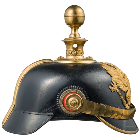 Helm für Offiziere der Fußartillerie, um 1900