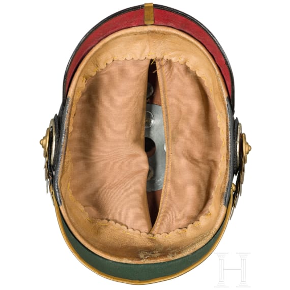 Helm für Offiziere der Fußartillerie, um 1900