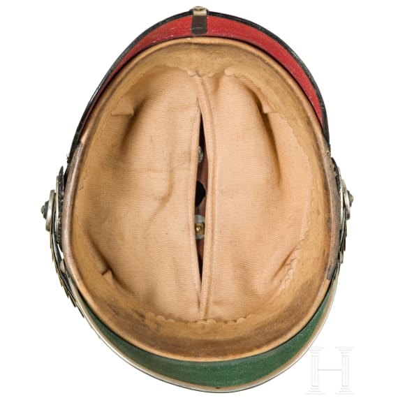Helm für Reserveoffiziere im Garde-Pionier-Bataillon, um 1900