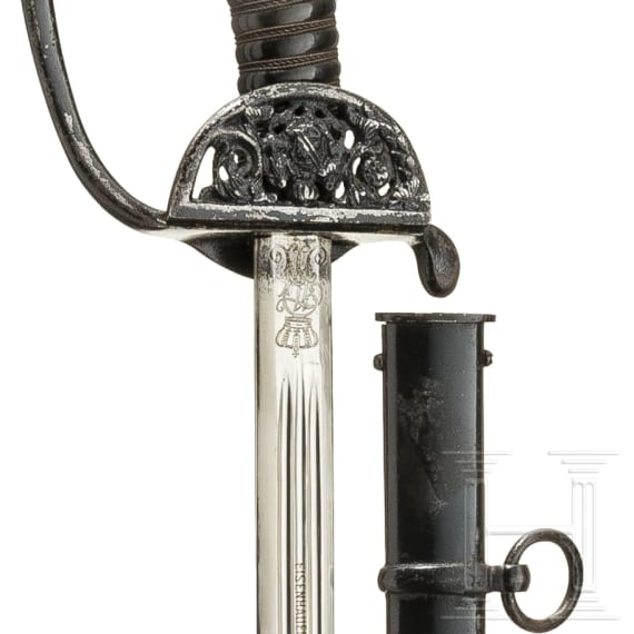 Degen M 1867 f&uuml;r Offiziere der Infanterie, Kriegsfertigung