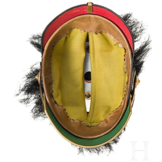 Helm f&uuml;r Reserveoffiziere der w&uuml;rttembergischen Infanterie, um 1910
