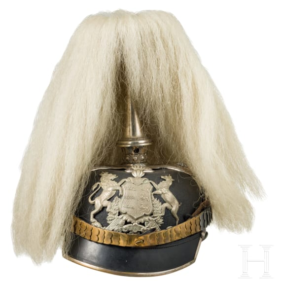 Helm f&uuml;r Offiziere der w&uuml;rttembergischen Infanterie, um 1914