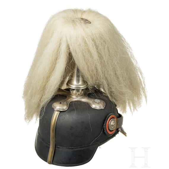 Helm f&uuml;r Offiziere der w&uuml;rttembergischen Infanterie, um 1914