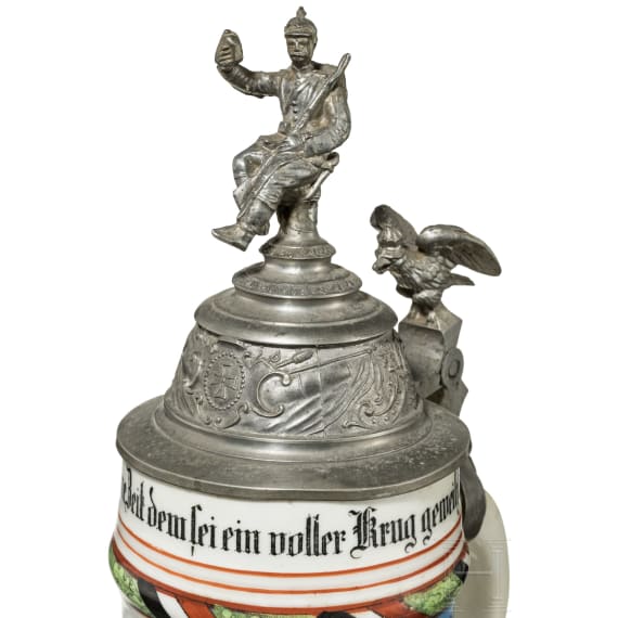Reservistenkrug eines Angeh&ouml;rigen des Kaiser Alexander Garde-Grenadier-Regiments Nr. 1