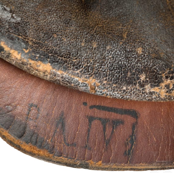 Helm M 1915 f&uuml;r Mannschaften der Infanterie, datiert 1915