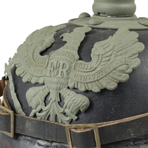 Helm M 1915 f&uuml;r Mannschaften der Infanterie, datiert 1915