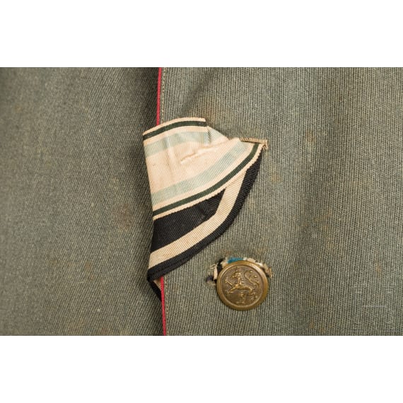 Feldbluse M 1910 f&uuml;r einen Oberleutnant der bayerischen Artillerie