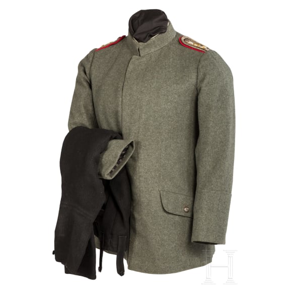 Feldbluse M 1916 f&uuml;r einen Oberleutnant der bayerischen Artillerie