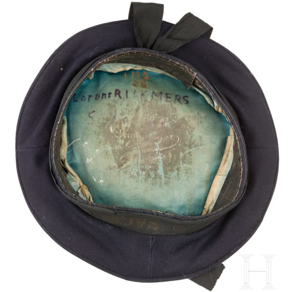 Blaue M&uuml;tze f&uuml;r Matrosen der "S.M.S. Sachsen"