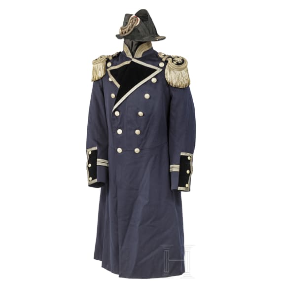 Galauniform f&uuml;r einen Marine-Bau-Inspekteur f&uuml;r Schiffs- und Maschinenbau, um 1910