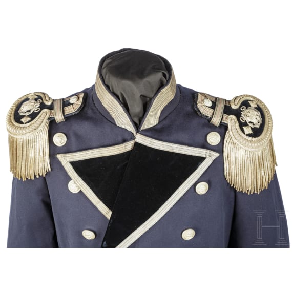 Galauniform f&uuml;r einen Marine-Bau-Inspekteur f&uuml;r Schiffs- und Maschinenbau, um 1910