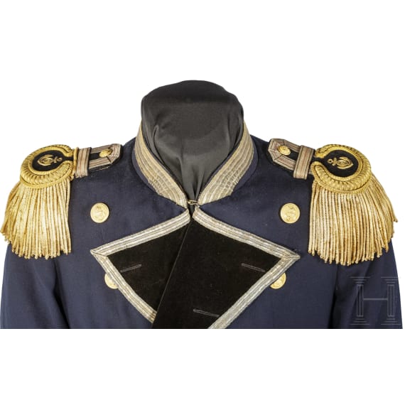 Galauniform-Ensemble f&uuml;r einen Marine-Oberingenieur, um 1910
