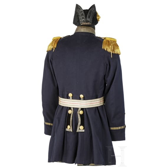 Galauniform-Ensemble f&uuml;r einen Marine-Oberingenieur, um 1910