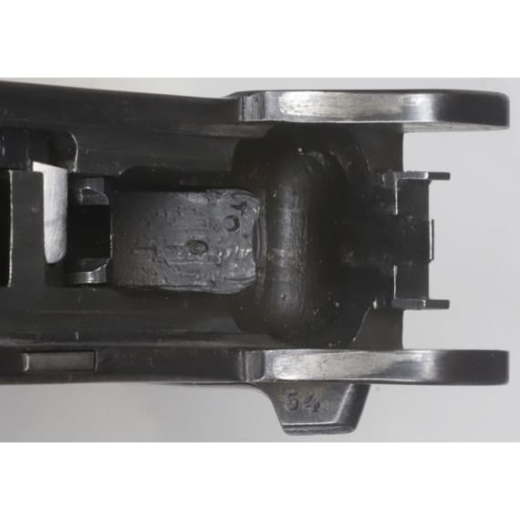 An Artillery Luger by Mauser, 1936, with shoulder stock and holster, Lithuanian contract