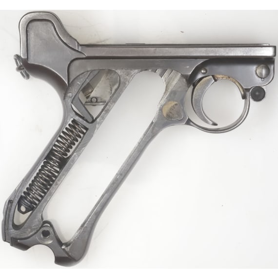 An Artillery Luger by Mauser, 1936, with shoulder stock and holster, Lithuanian contract