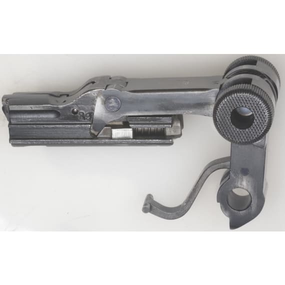An Artillery Luger by Mauser, 1936, with shoulder stock and holster, Lithuanian contract