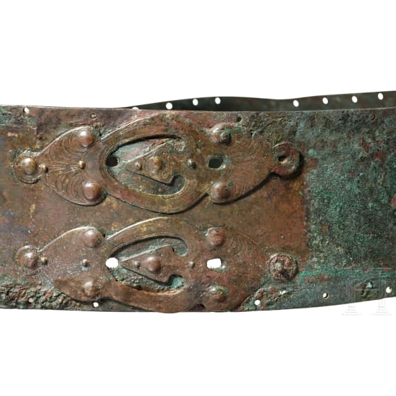 A Samnite bronze belt, 4th century B.C.