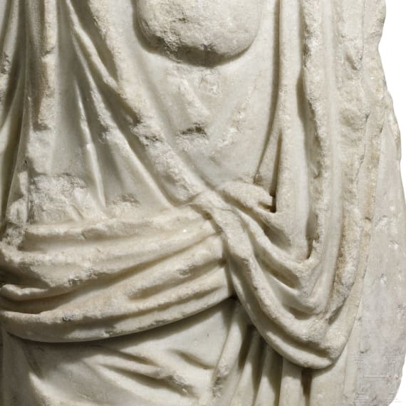 Marmor-Togatus eines Knaben, 2. Jhdt. n. Chr.