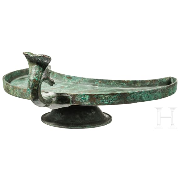 A bronze equipment of a Roman barber, 2nd century A.D.