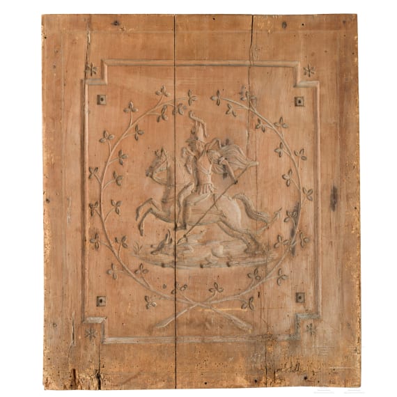 A large Bavarian wooden mould, circa 1820