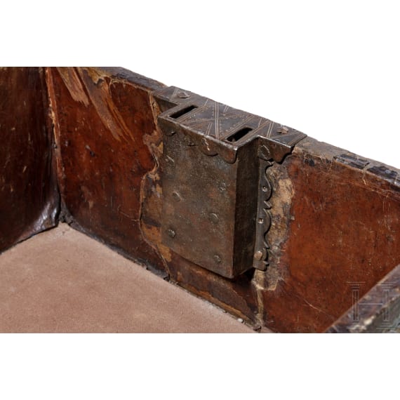 A northern German wooden casket, circa 1600