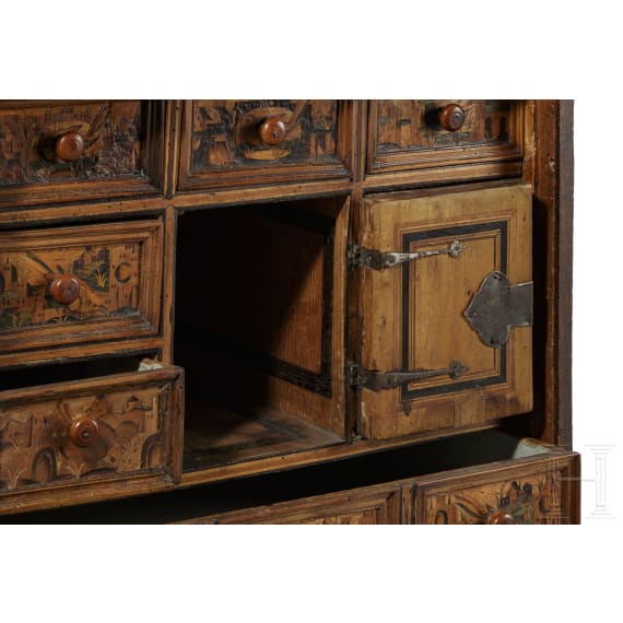 A cabinet case with marquetry décor, Augsburg, circa 1600