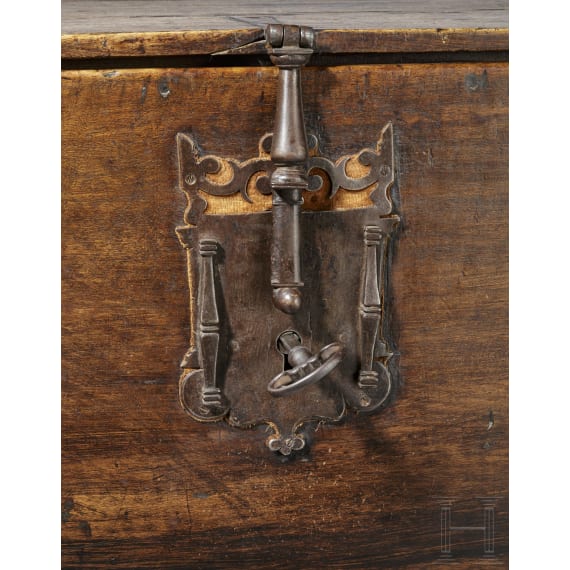 A large Spanish cabinet case, 17th century