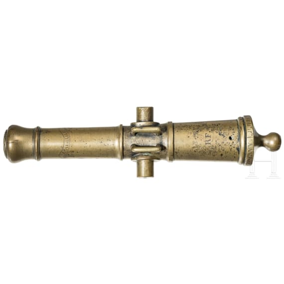 Modellgeschützrohr, Frankreich, datiert 1849