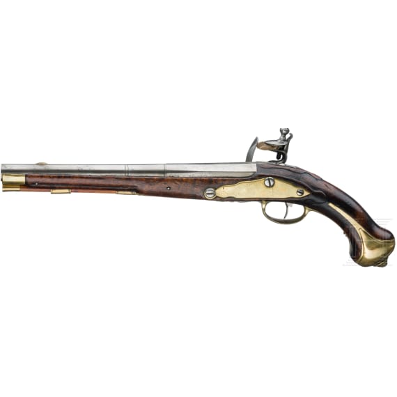 A Belgian cavalry pistol, circa 1740