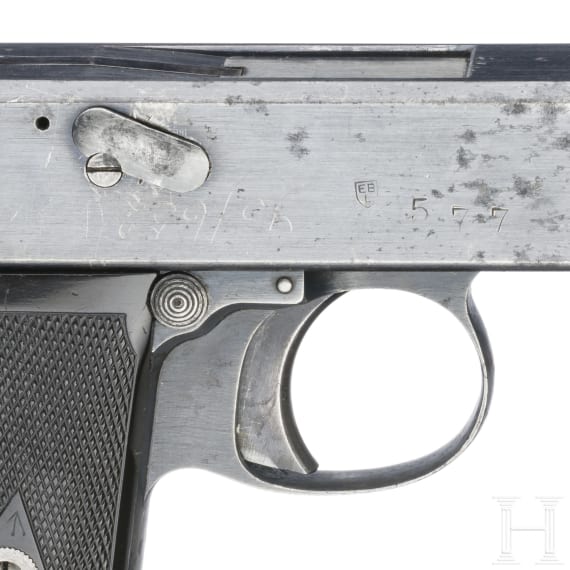 Webley & Scott Mark I Royal Horse Artillery Model 1912, mit Anschlagschaft