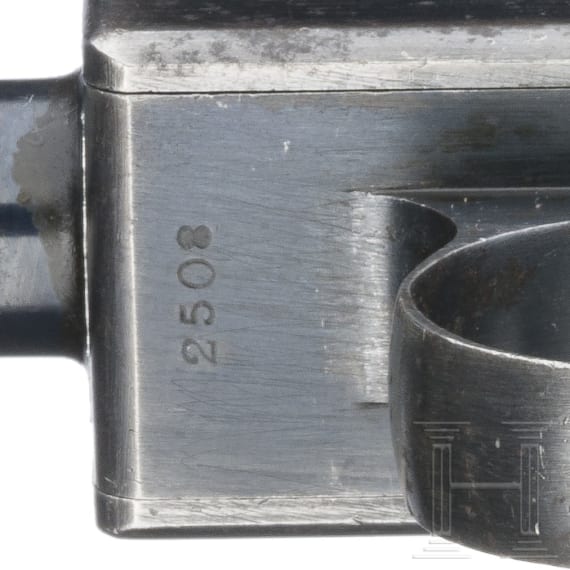 Webley & Scott Mark I Royal Horse Artillery Model 1912, mit Anschlagschaft