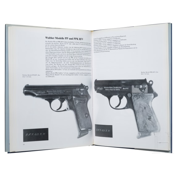 Bücherkonvolut von James l. Rankin zum Thema Walther Pistolen