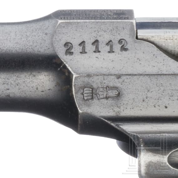 Mauser C 96 "Early Flatside" (Mod. 1900), USA, with shoulder stock