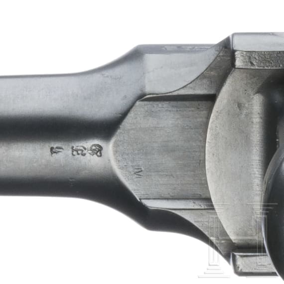Mauser C 96 Fixed Sight 6-Shot Flatside Bolo (Offiziers-Sechslader), in Schatulle