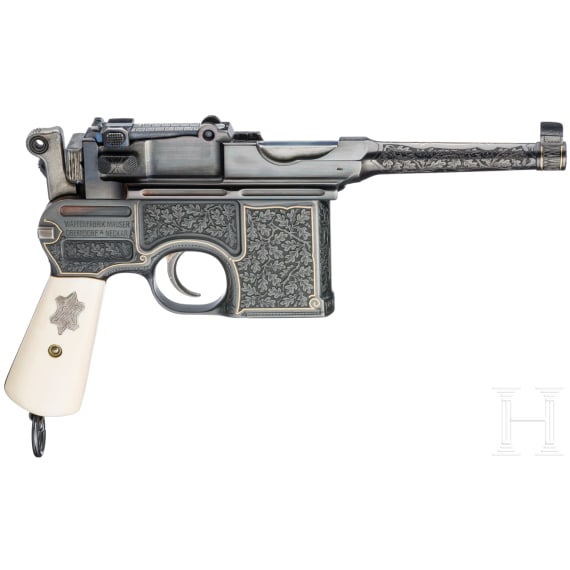 Mauser C 96 Bolo, Werksgravur, USA