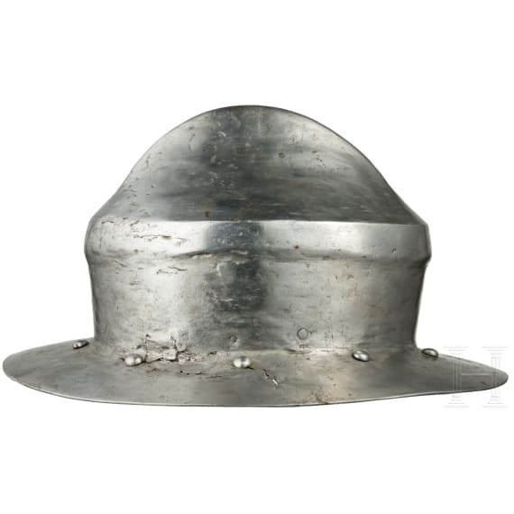 A "kettle helmet" in the Swiss or Burgundian style of the late 15th century, historicism, 19th century