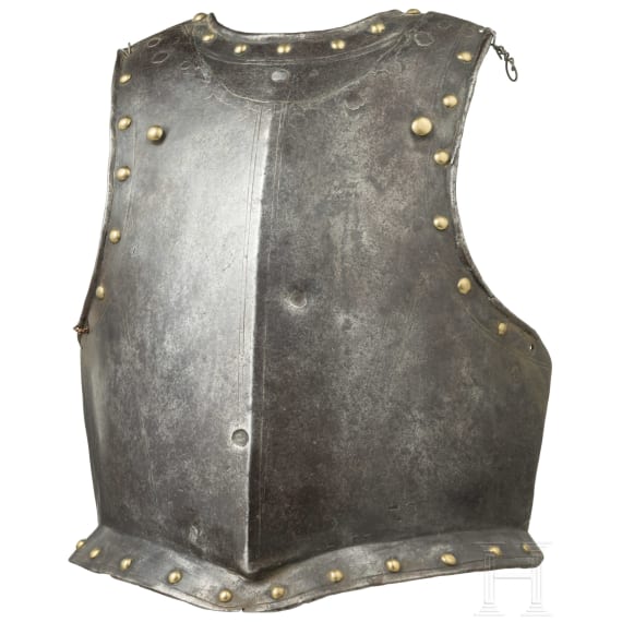A German bullet proof breastplate, 17th century