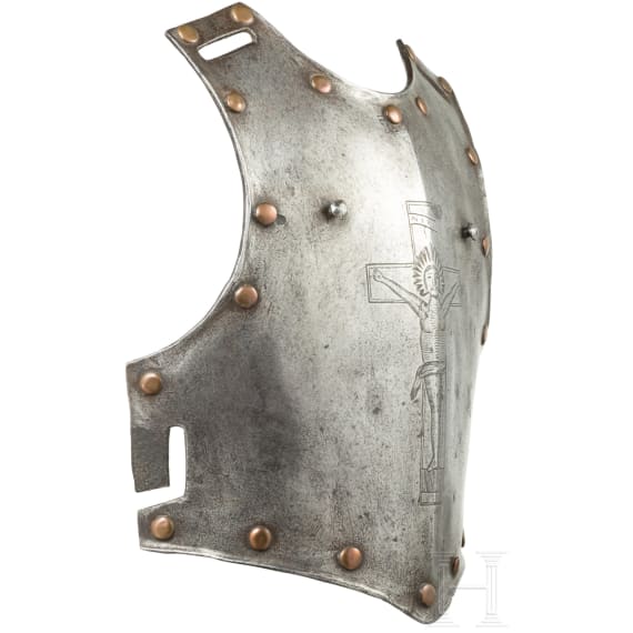 A colonial (probably Mexican) heavy breastplate, 18th century