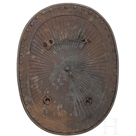 A German historicism shield in Maximilian style, 19th century