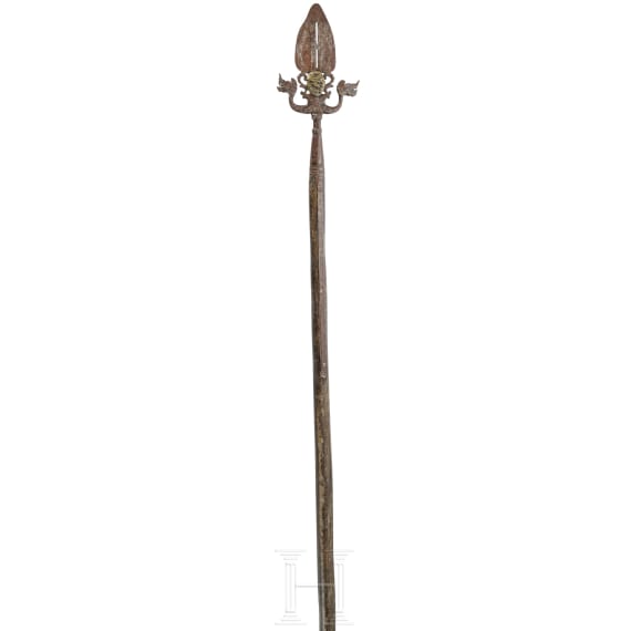 An Italian linstock, late 17th century