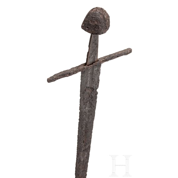 A German knightly sword, circa 1100
