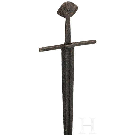 Ritterliches Schwert, deutsch, um 1200 - 1250