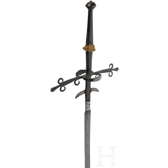 A German two-hand sword, circa 1580