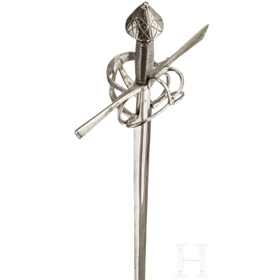 A German cavalryman's sword, circa 1600
