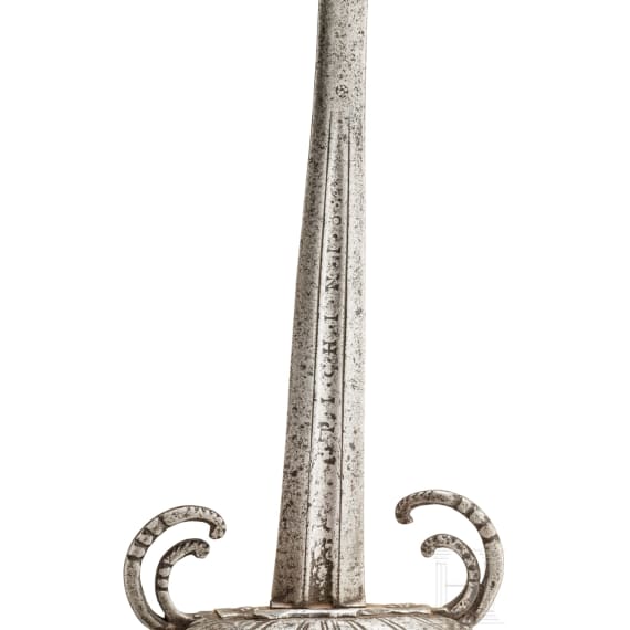 An Italian crab claw sword, 1st half of the 17th century