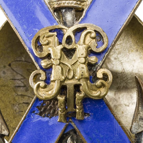 A badge of the Kexholm Regiment of the Imperial Russian Guard, circa 1910 - 1915