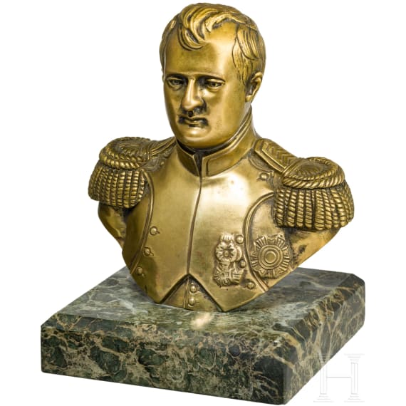 Napoleon I. - Bronzebüste, 19./20. Jhdt.