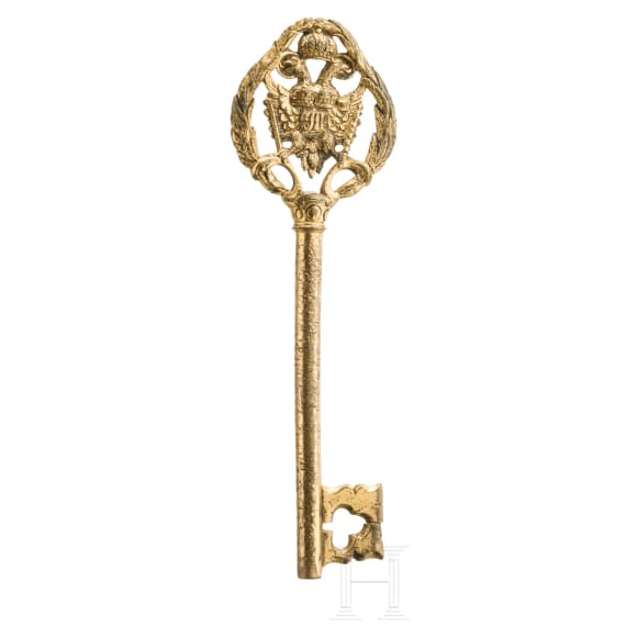 A chamberlain's key of the Holy Roman Empire from the reign of Emperor Francis II (1792 - 1806)