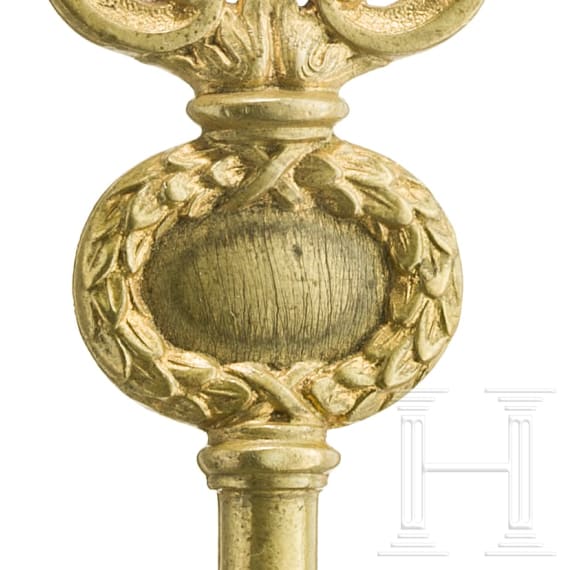 A chamberlain's key from the reign of Emperor Franz Joseph I, circa 1900