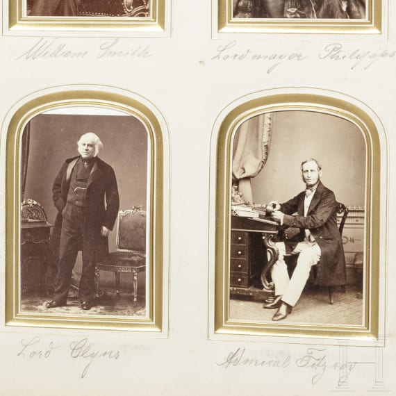 Empress Elisabeth of Austria &ndash; a photograph album with 19th century public figures